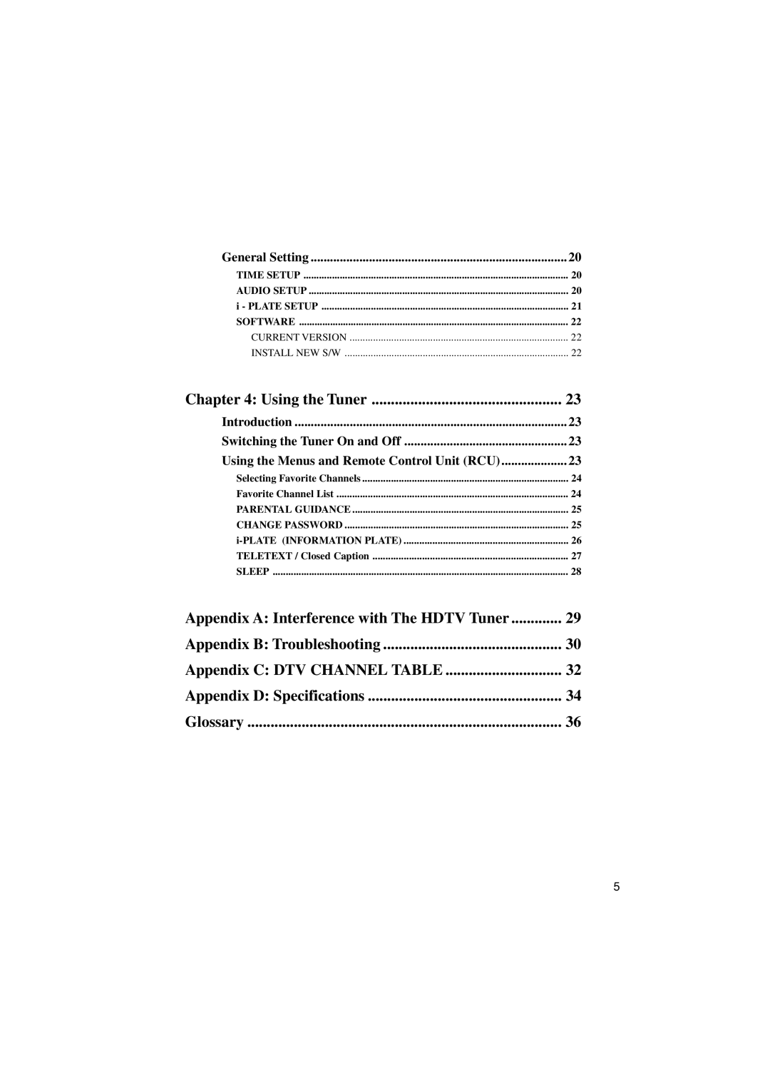 Pioneer SH-DT510 manual Using the Tuner 