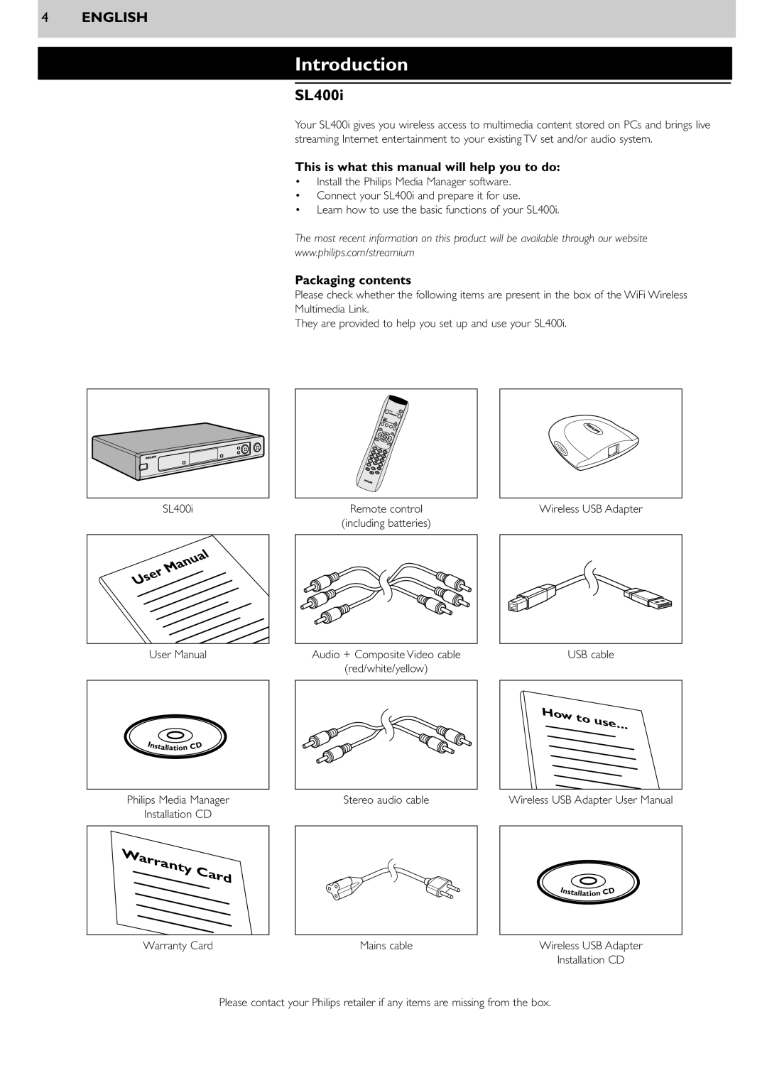 Pioneer SL400I manual Introduction, SL400i, Card 