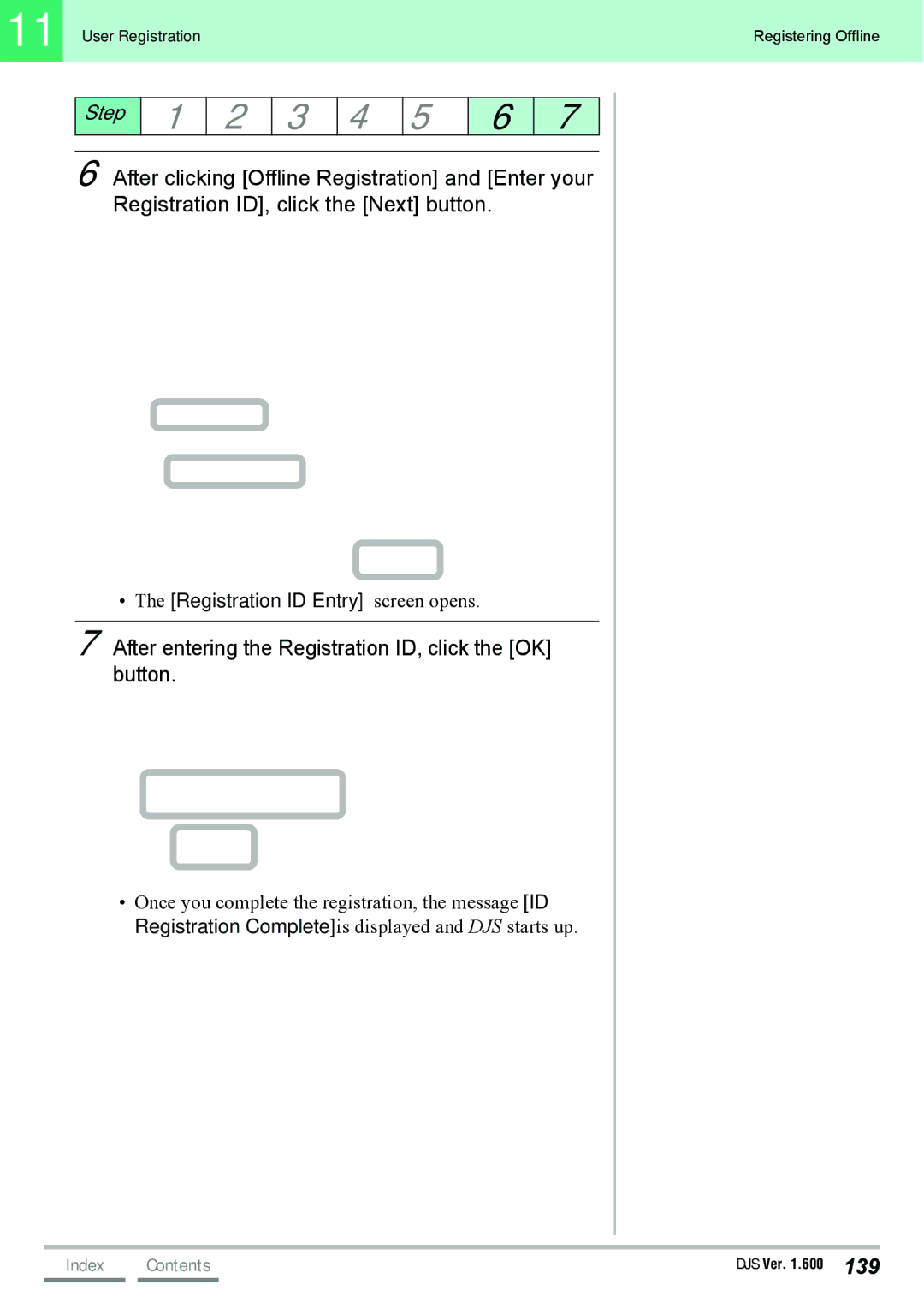 Pioneer SVJ-DS01D, SVJ-DL01D manual After entering the Registration ID, click the OK button 