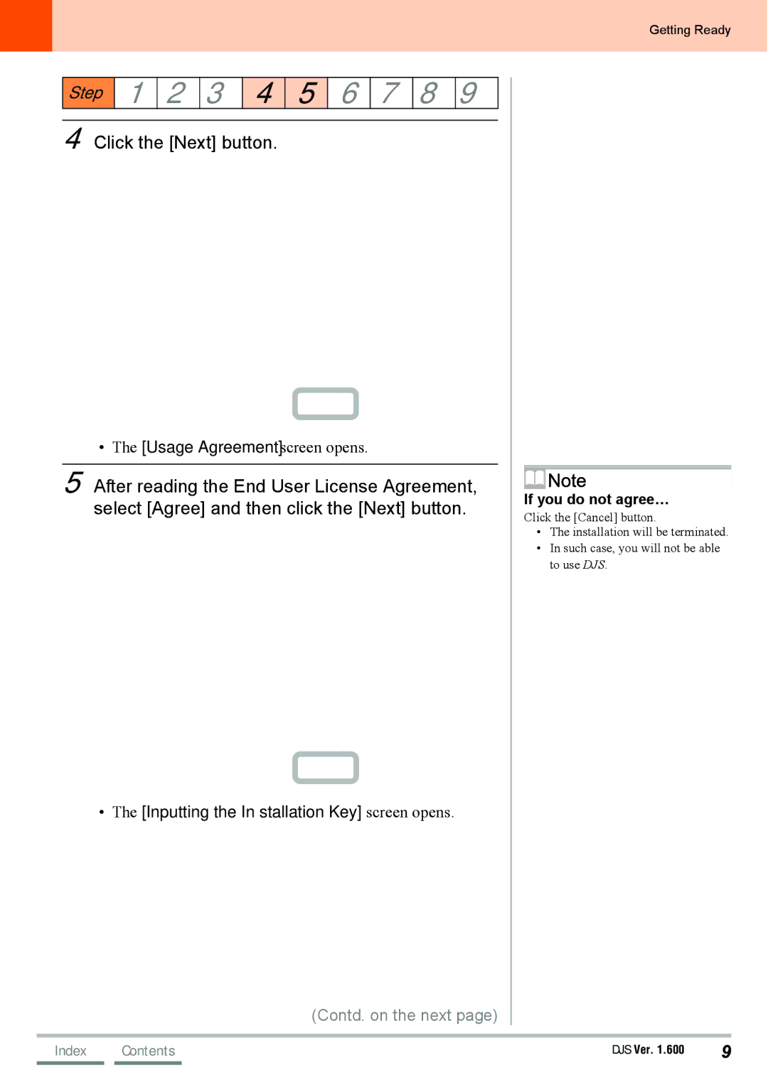 Pioneer SVJ-DL01D, SVJ-DS01D manual Click the Next button, If you do not agree… 