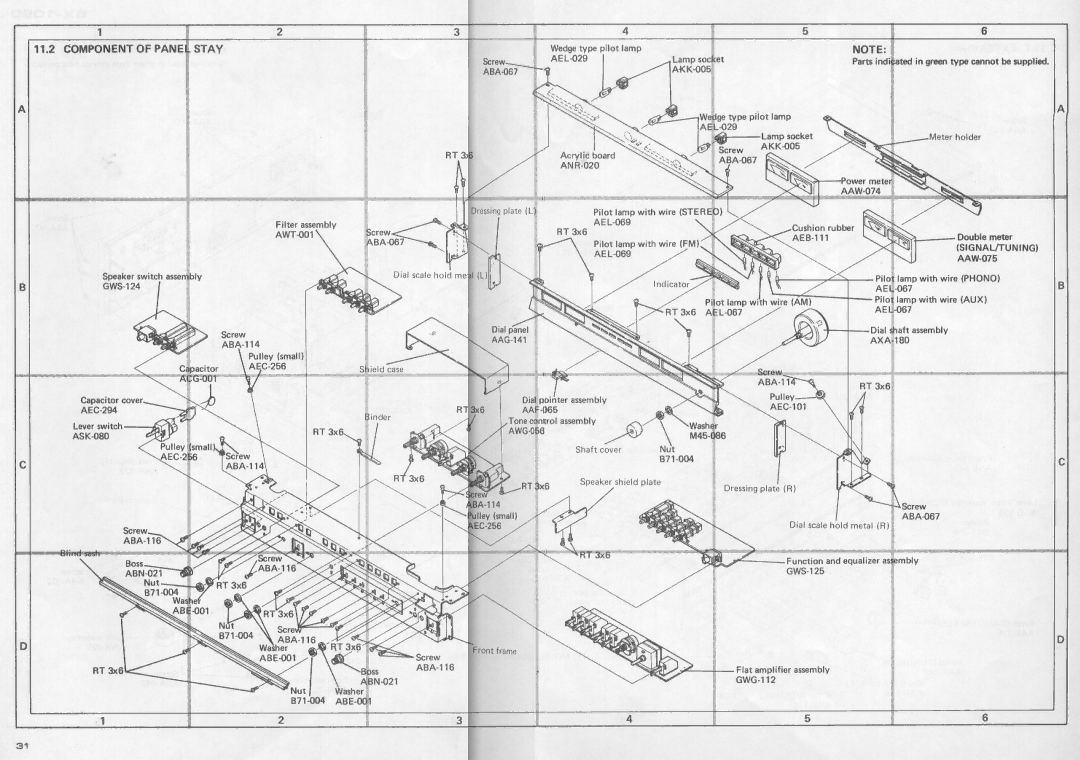 Pioneer SX-1080 manual 