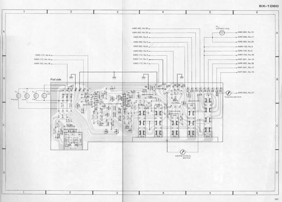 Pioneer SX-1080 manual 