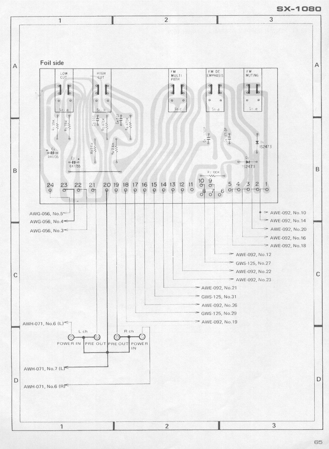 Pioneer SX-1080 manual 