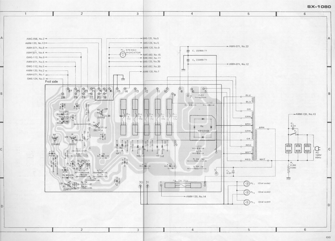 Pioneer SX-1080 manual 