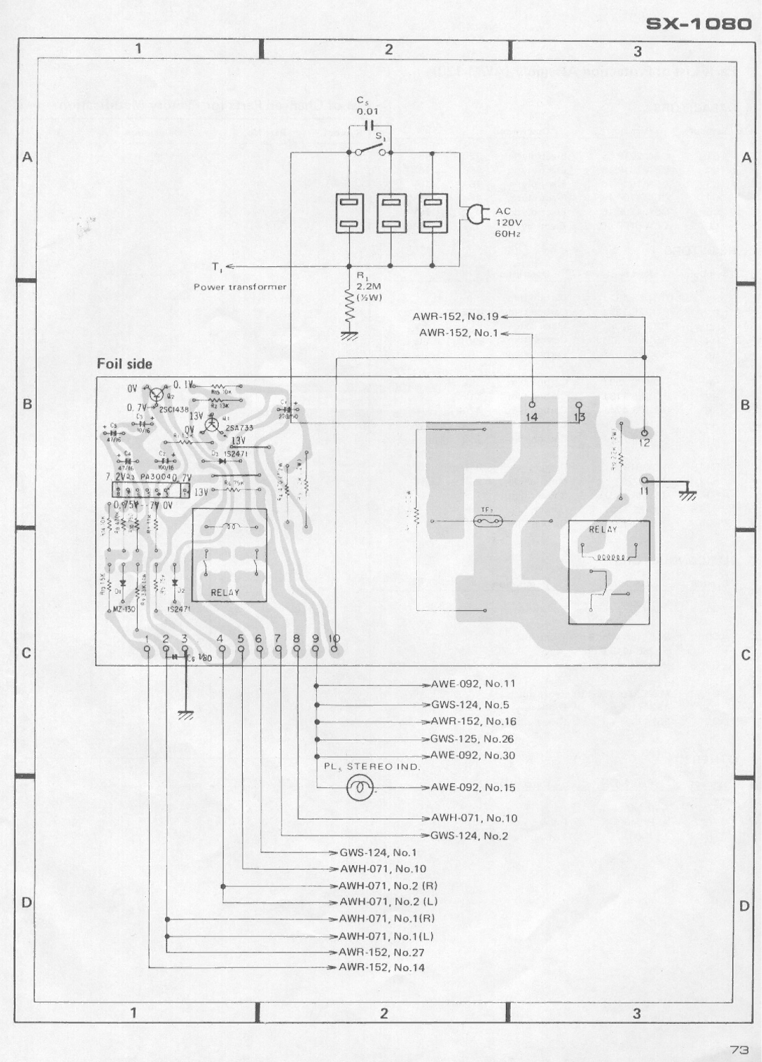 Pioneer SX-1080 manual 