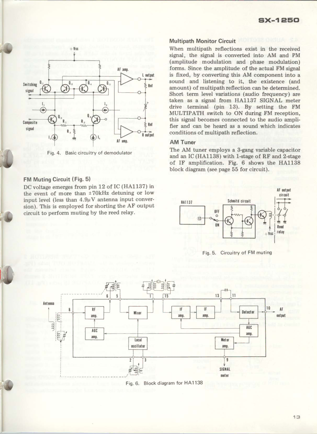 Pioneer SX-1250 manual 