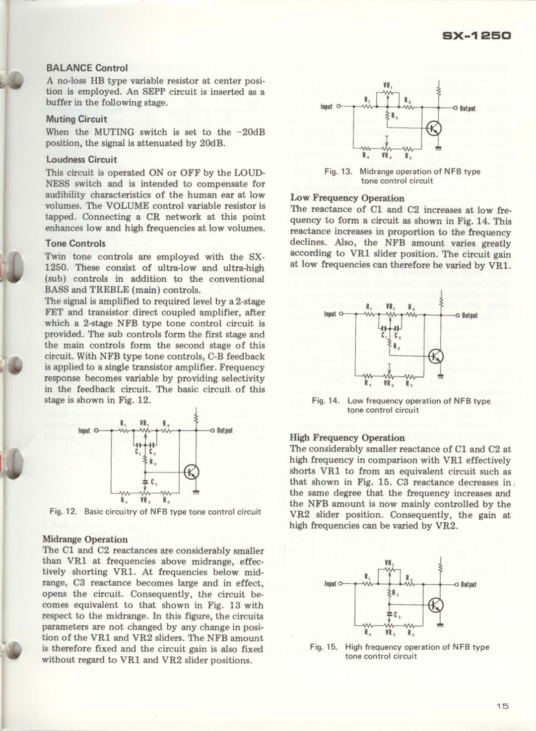 Pioneer SX-1250 manual 