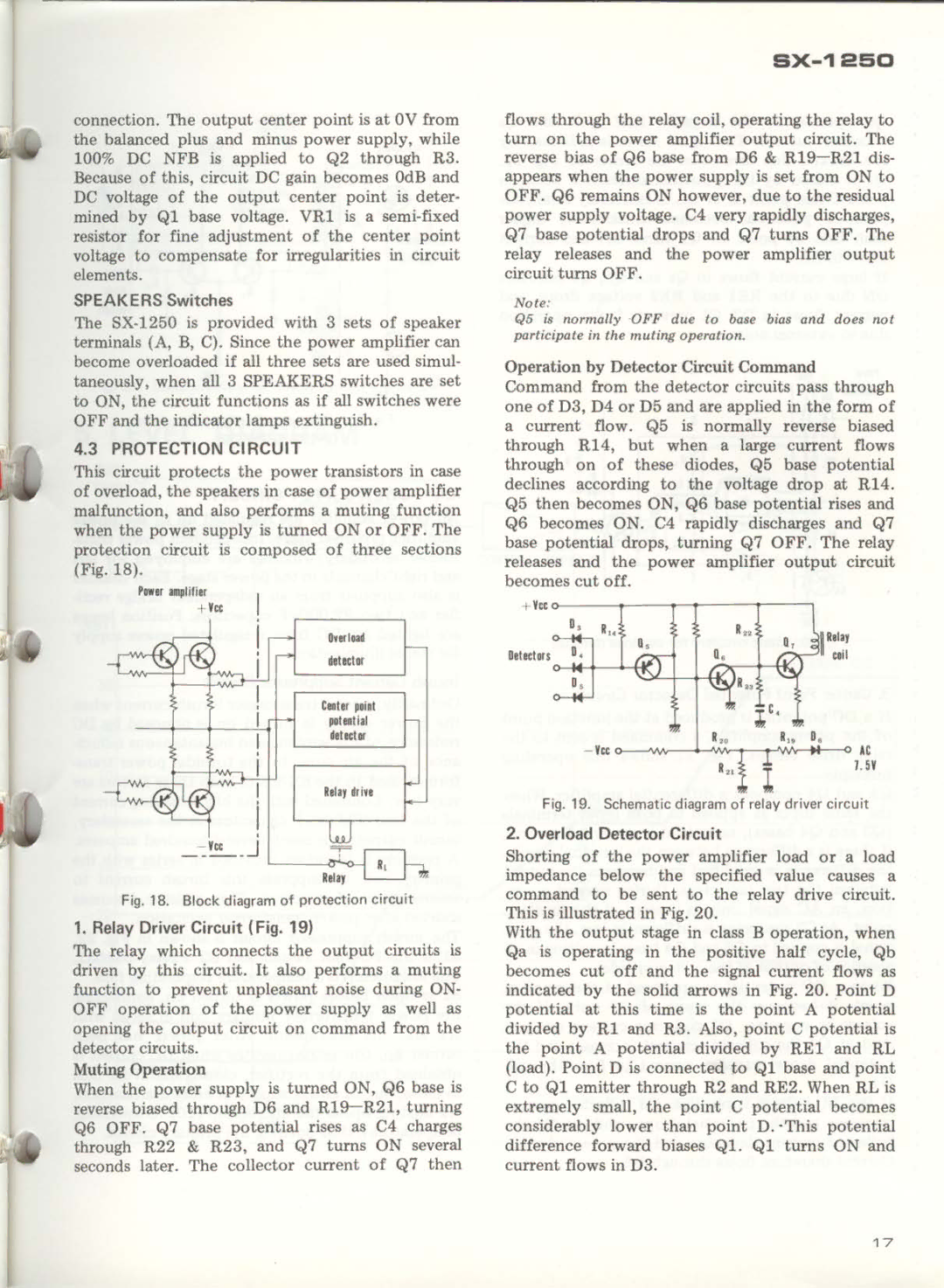 Pioneer SX-1250 manual 