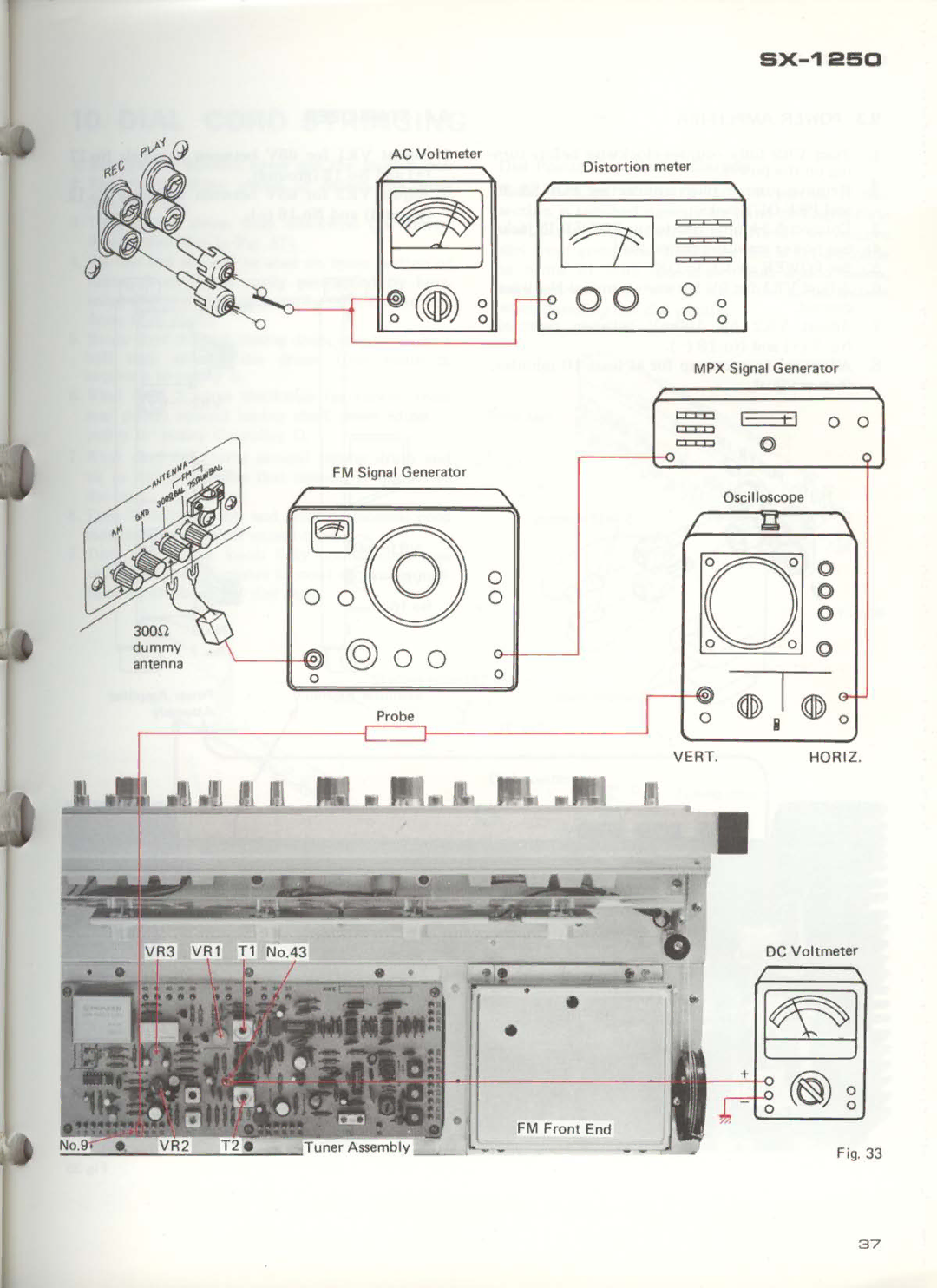 Pioneer SX-1250 manual 