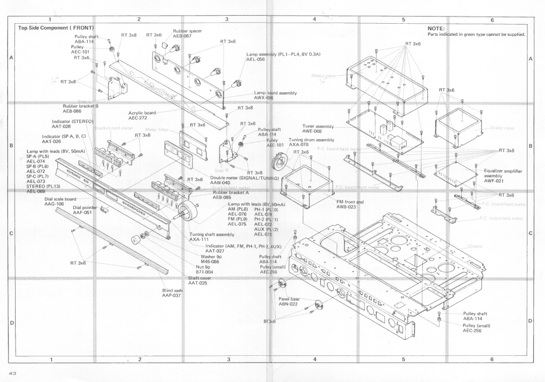 Pioneer SX-1250 manual 