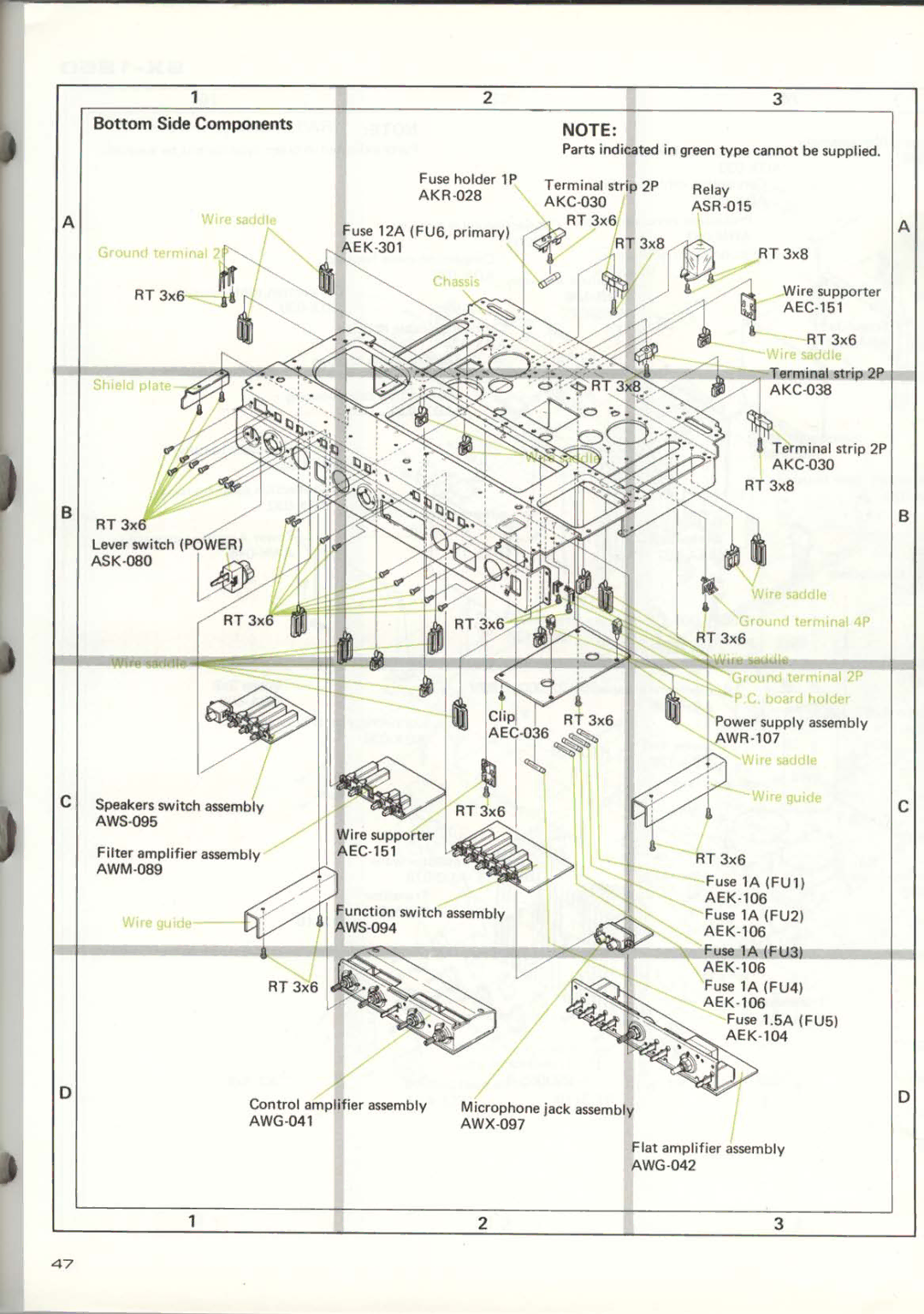 Pioneer SX-1250 manual 