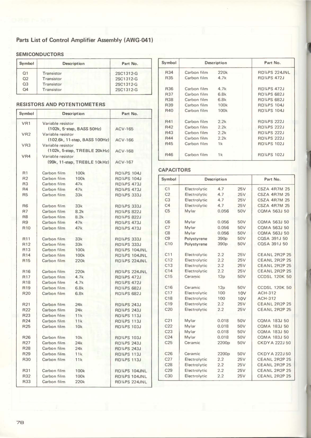 Pioneer SX-1250 manual 