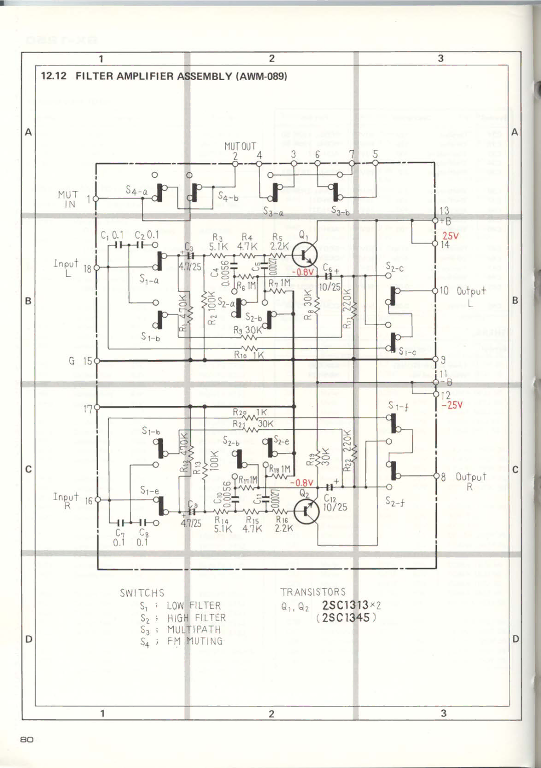 Pioneer SX-1250 manual 