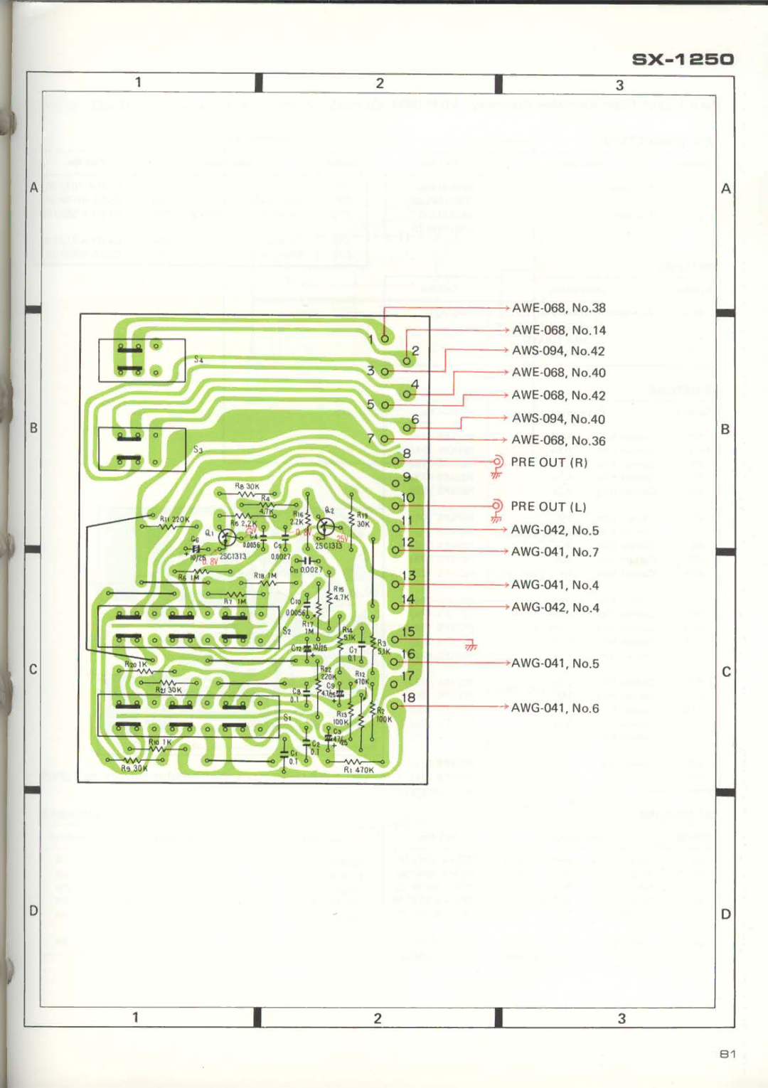 Pioneer SX-1250 manual 