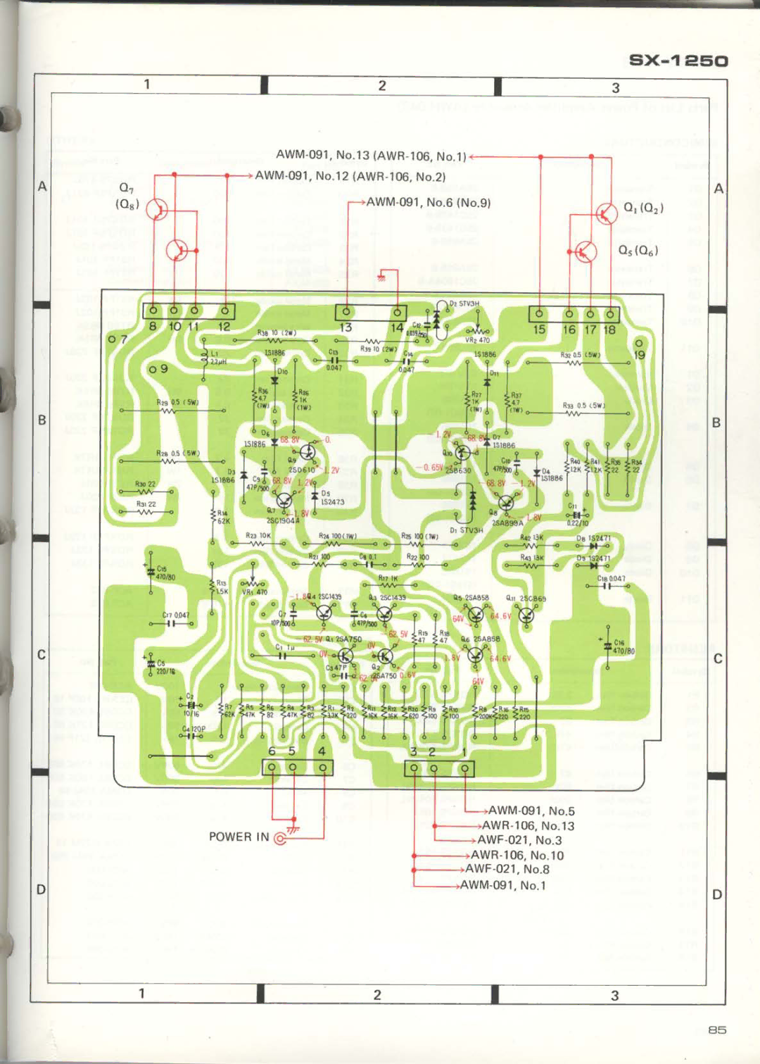 Pioneer SX-1250 manual 