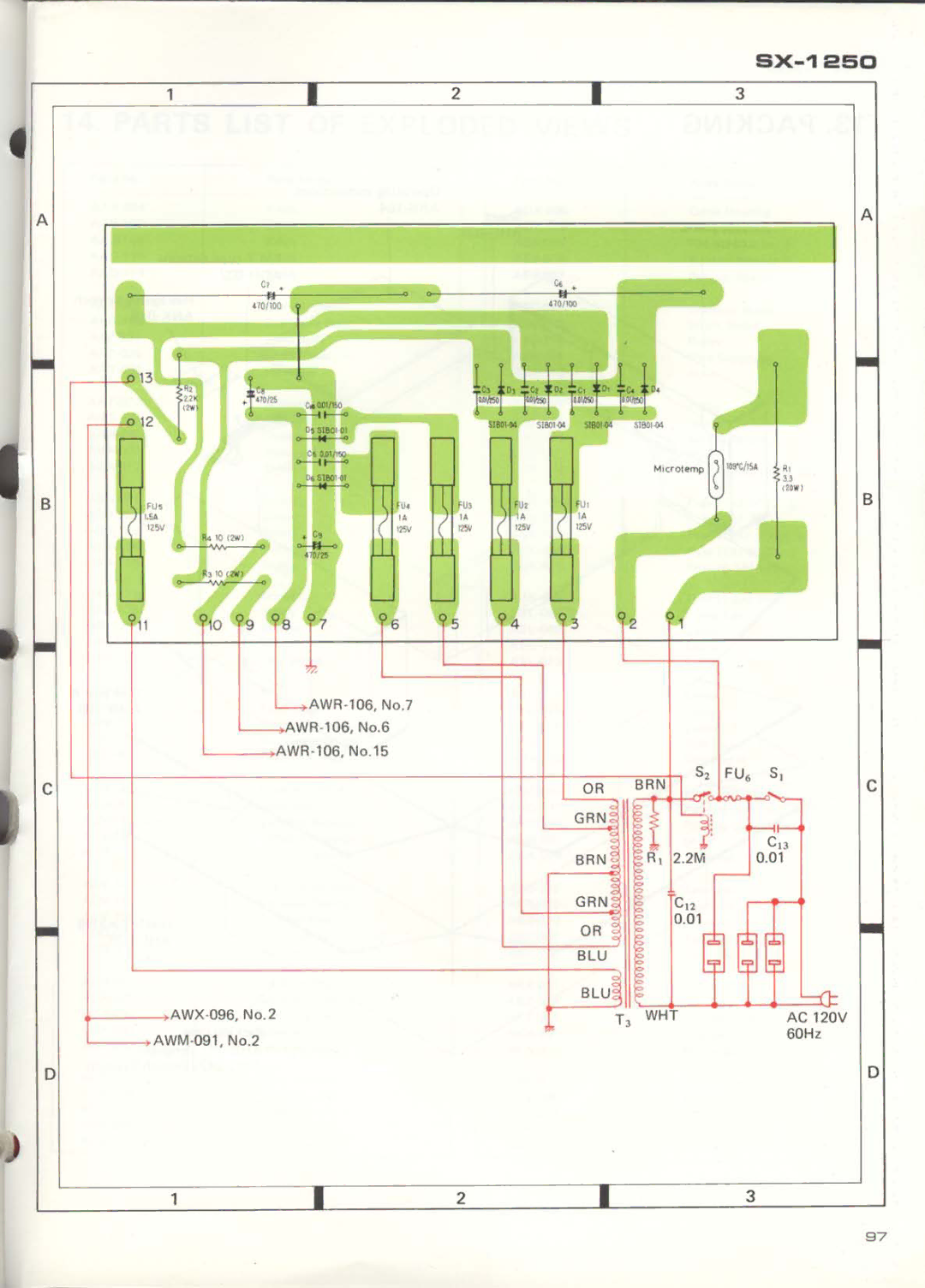 Pioneer SX-1250 manual 