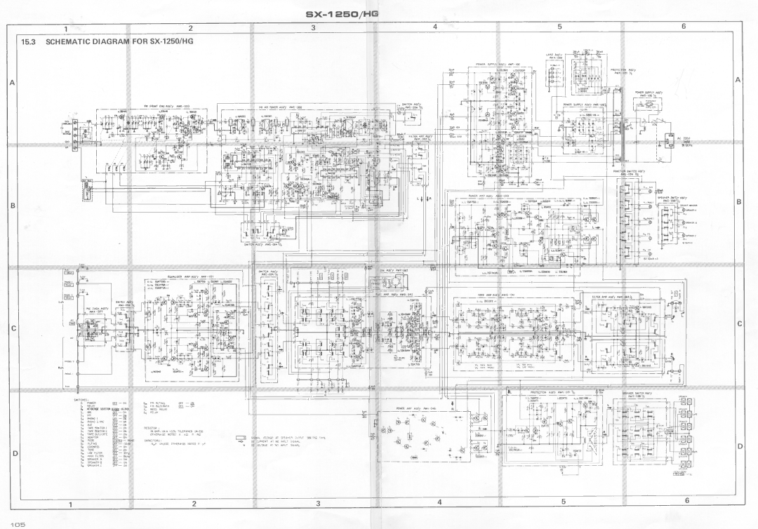 Pioneer SX-1250 manual 