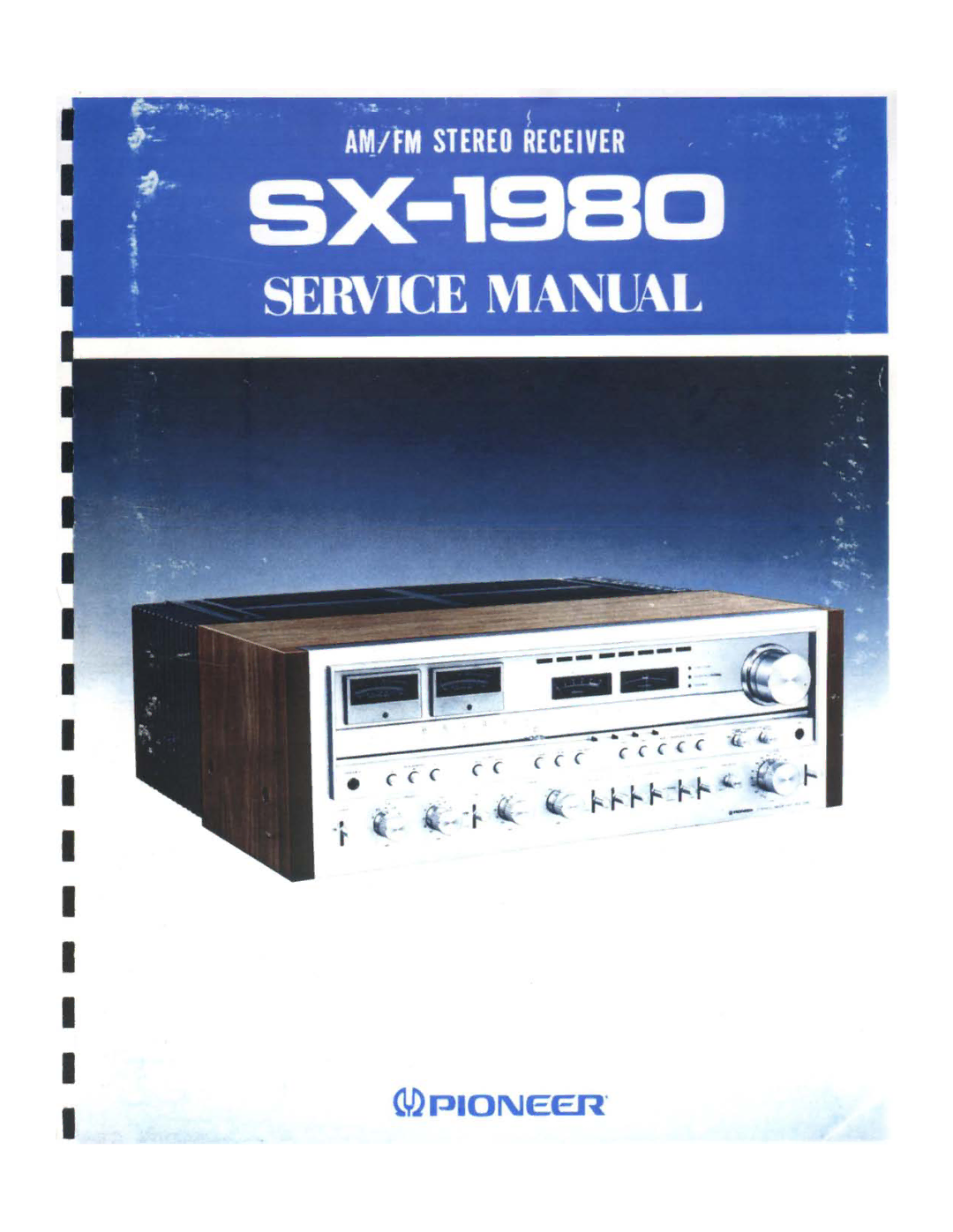 Pioneer SX-1980 manual 