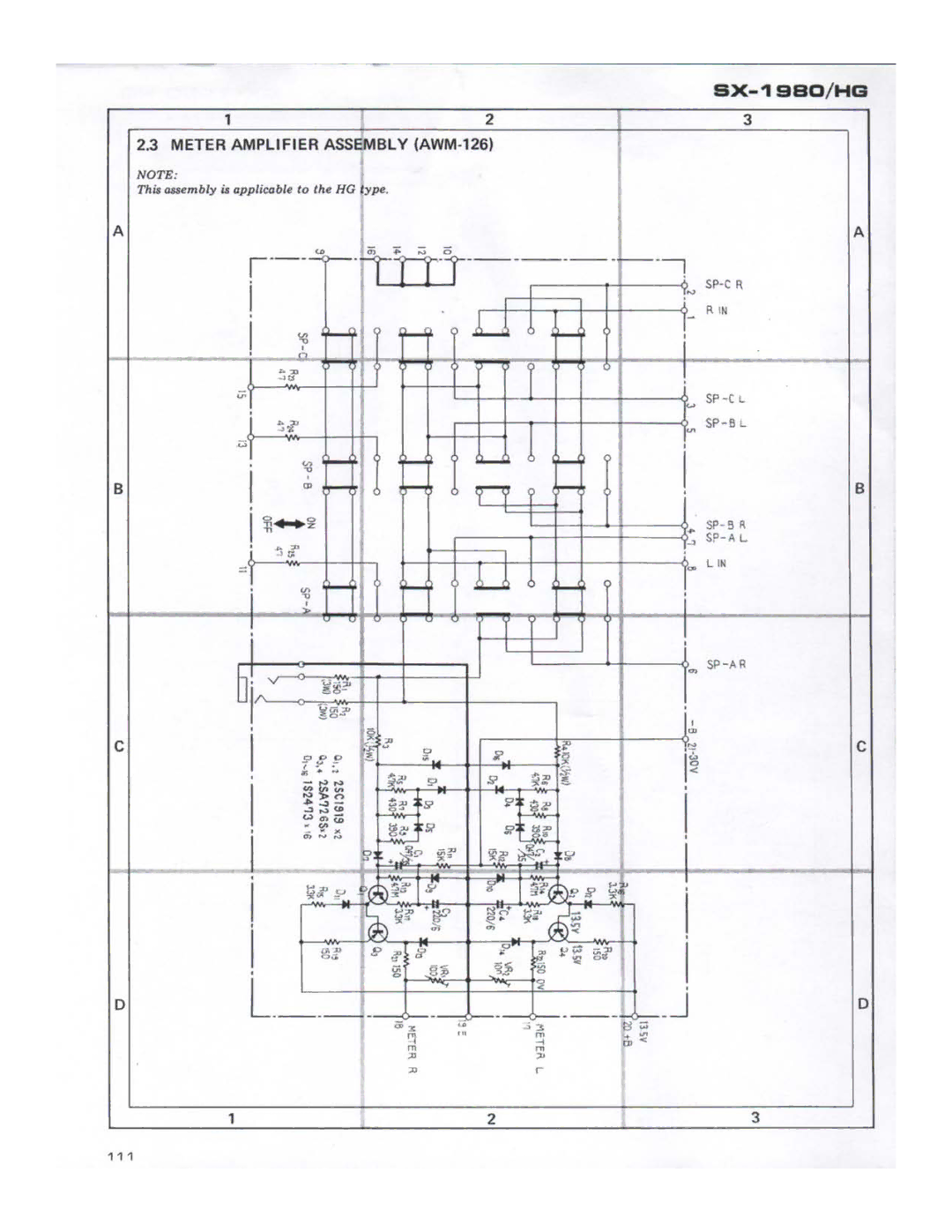 Pioneer SX-1980 manual 