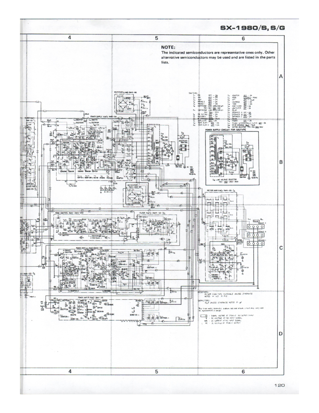 Pioneer SX-1980 manual 