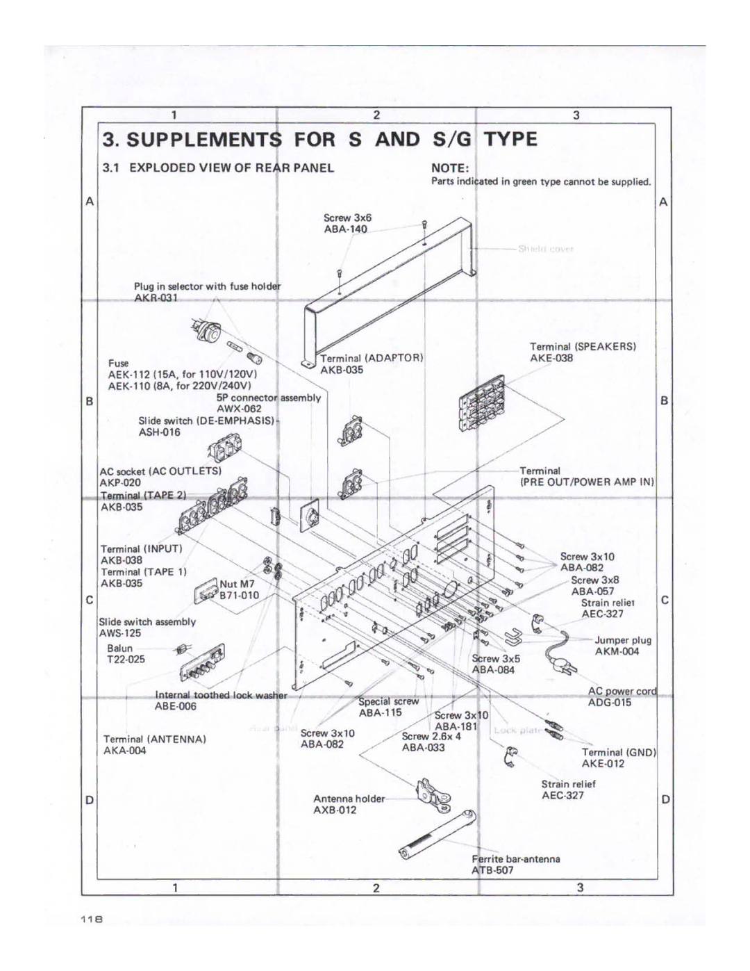 Pioneer SX-1980 manual 