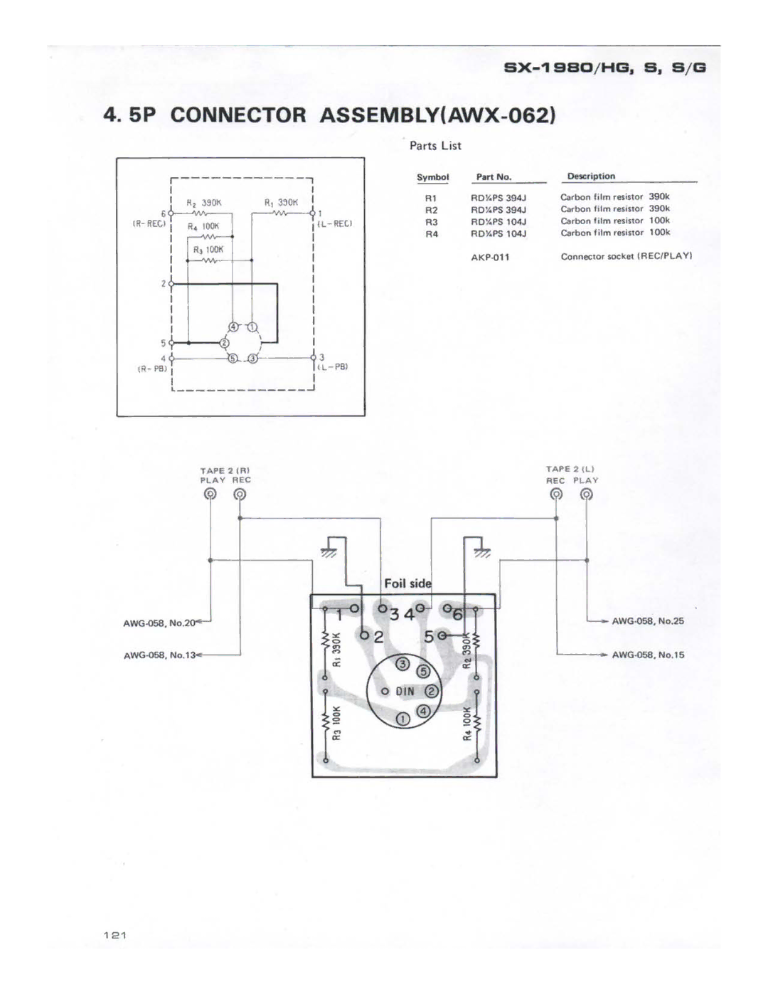 Pioneer SX-1980 manual 