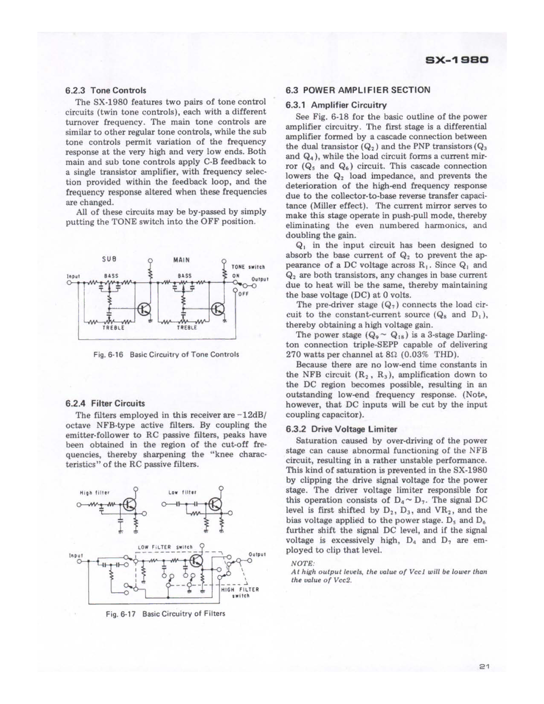 Pioneer SX-1980 manual 