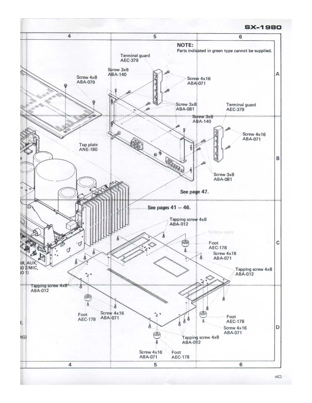 Pioneer SX-1980 manual 