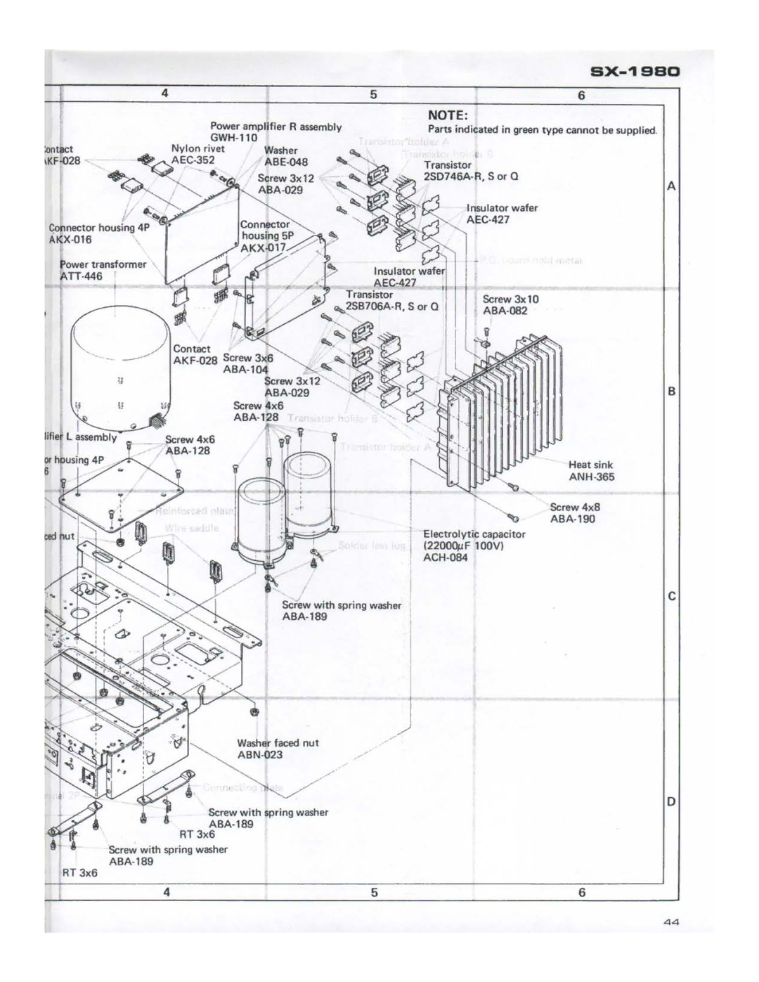 Pioneer SX-1980 manual 