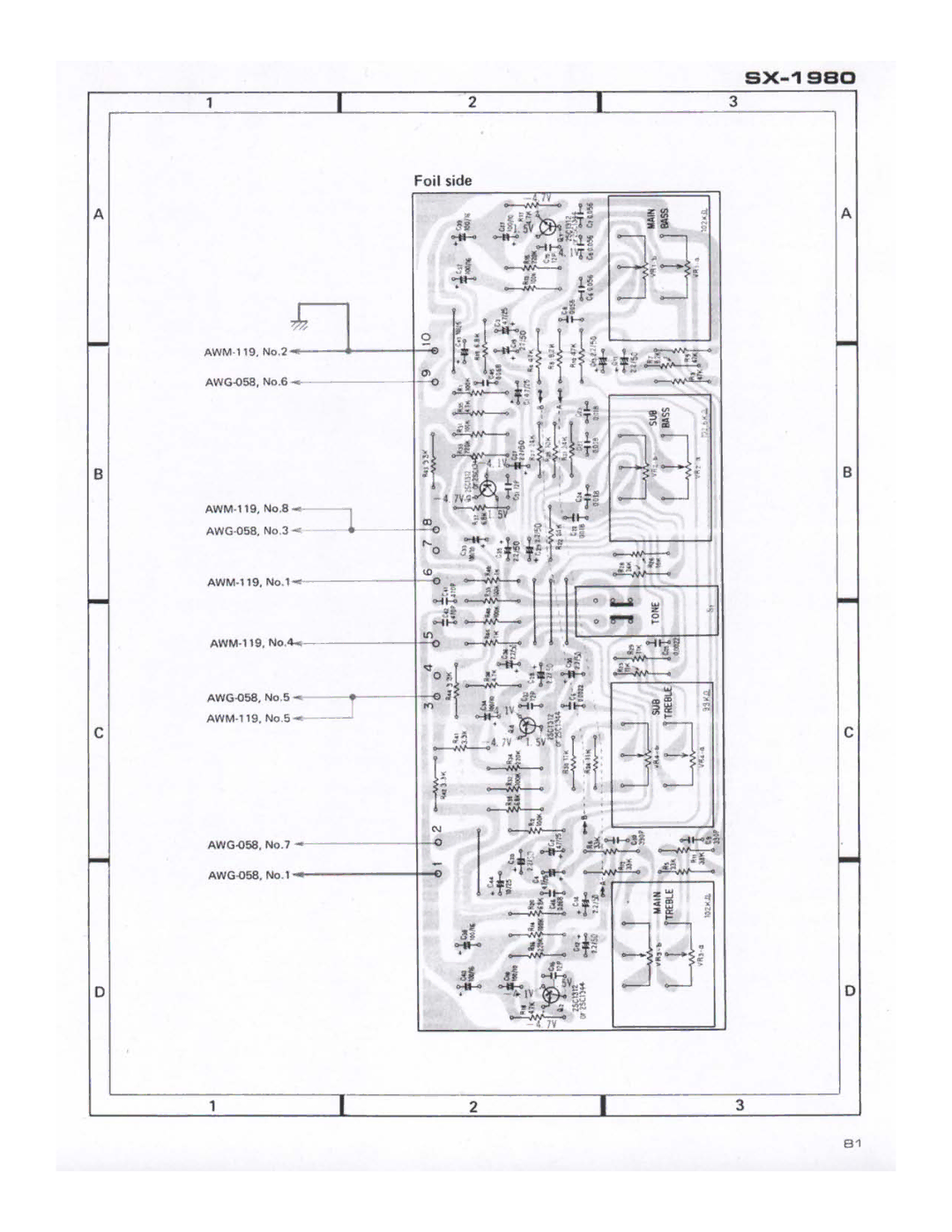 Pioneer SX-1980 manual 