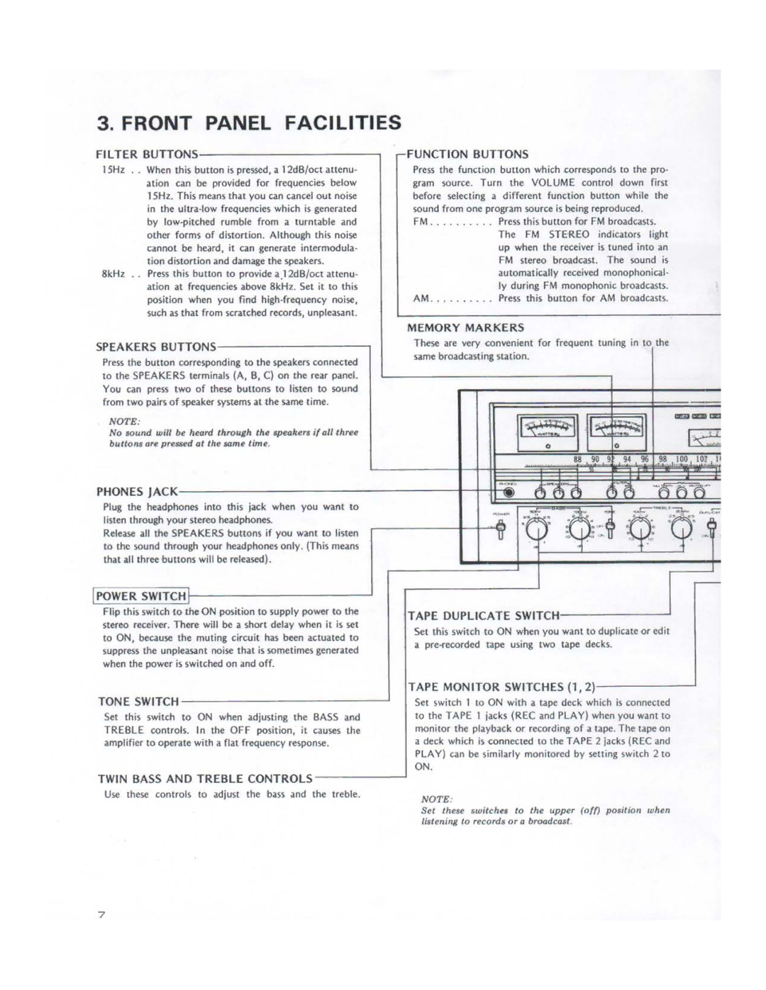 Pioneer SX-1980 manual 