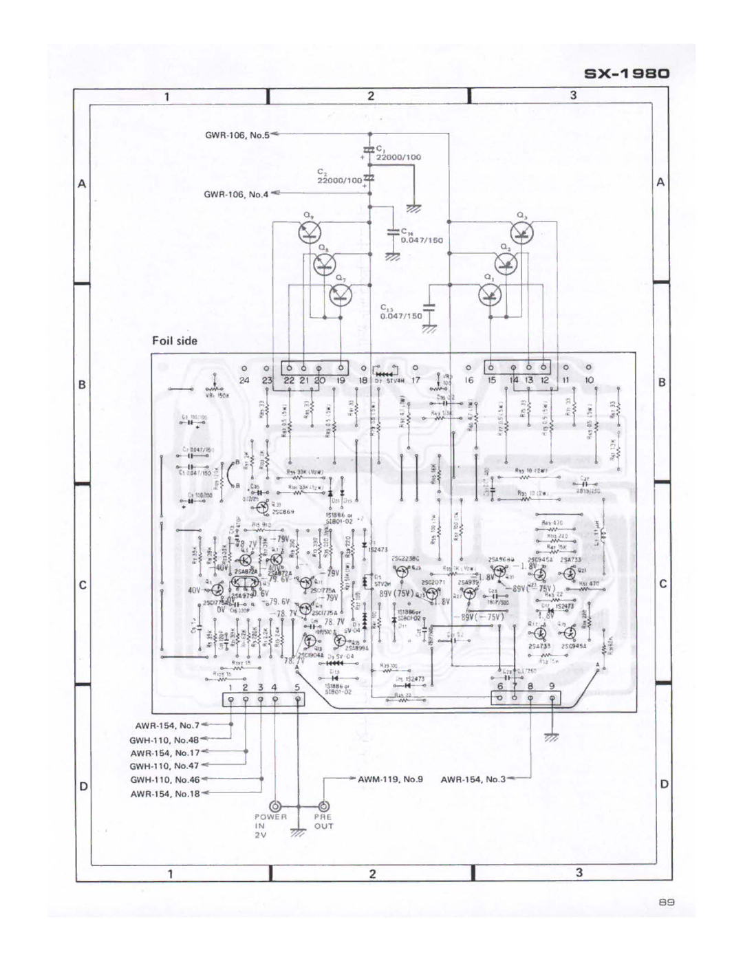 Pioneer SX-1980 manual 