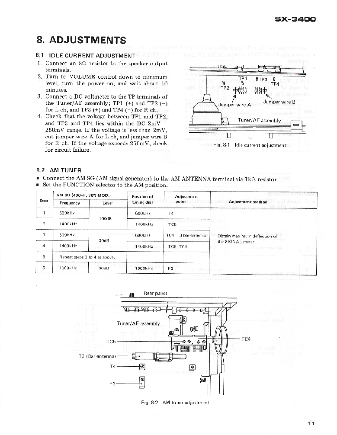 Pioneer SX-3400 manual 