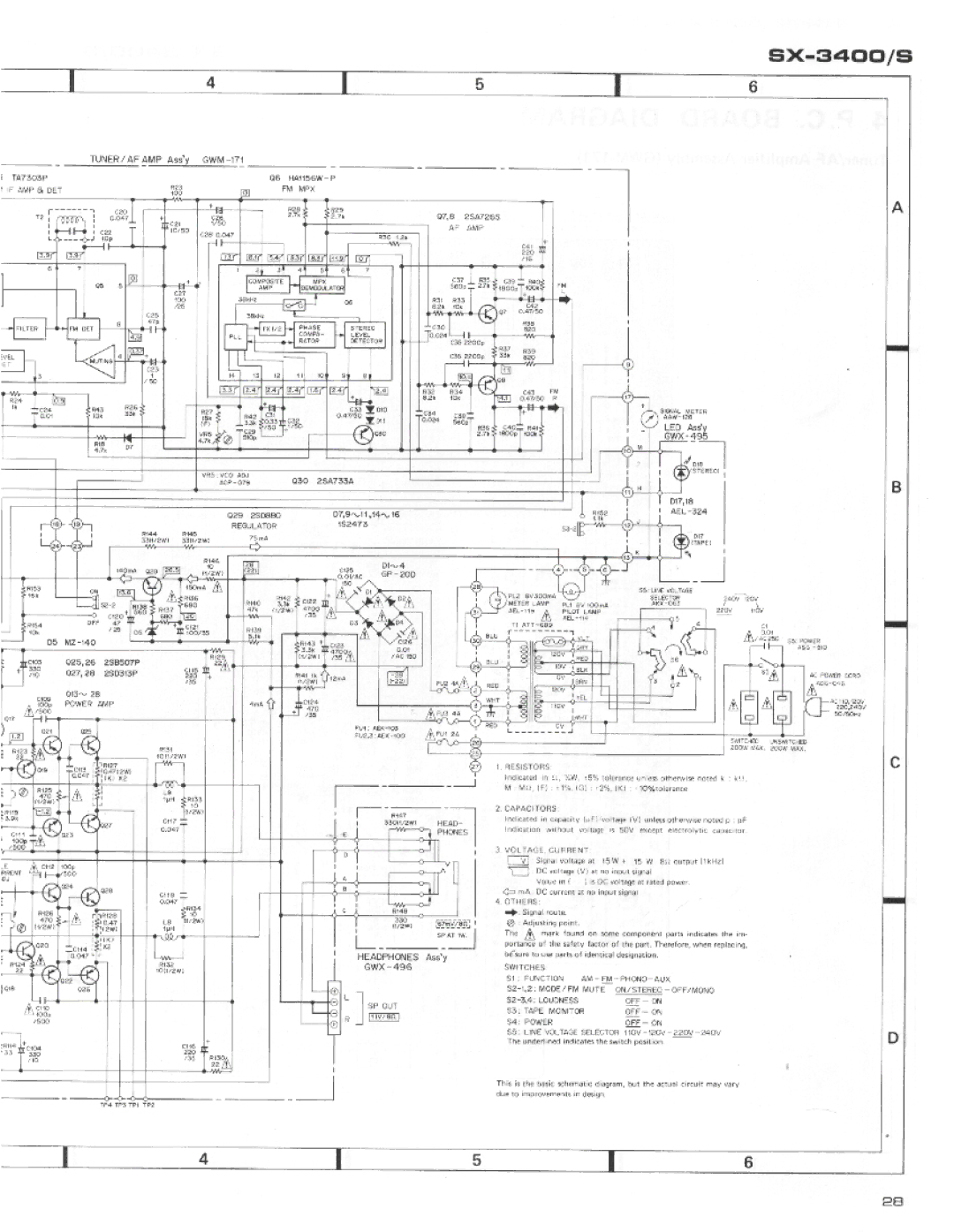 Pioneer SX-3400 manual 