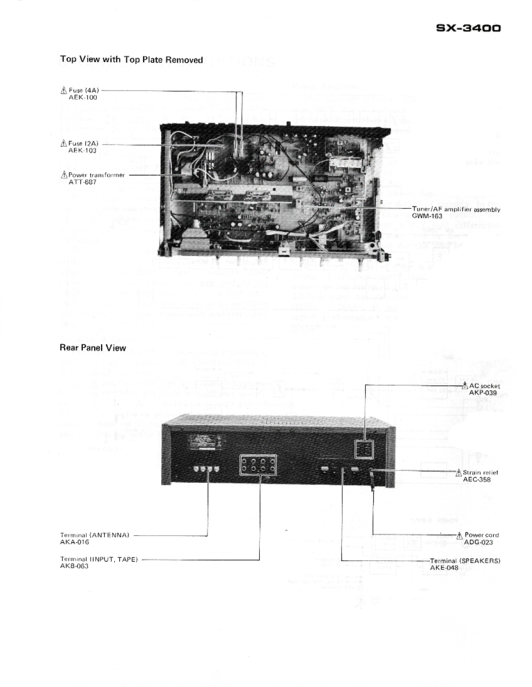 Pioneer SX-3400 manual 