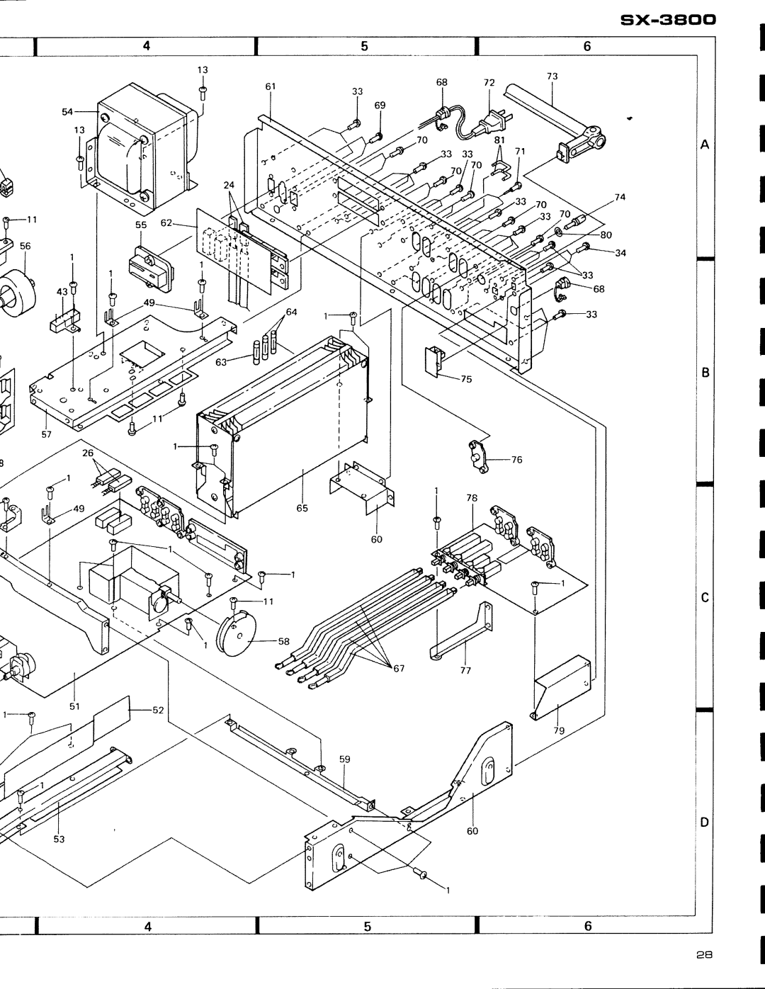 Pioneer SX-3800 manual ? T, SX.SClOl Fr-r r 