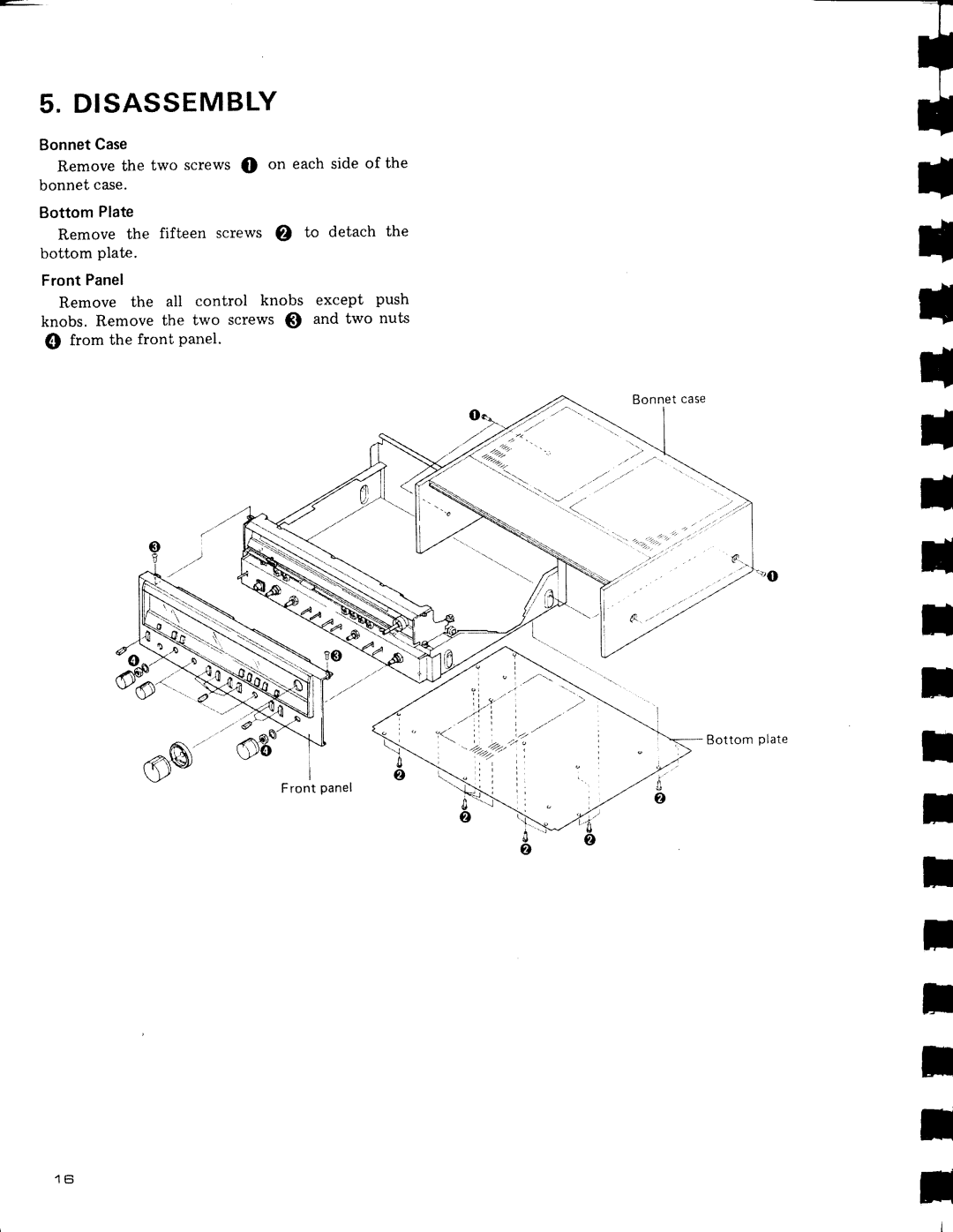 Pioneer SX-3800 manual I t t, I I T I, $\ f, Disassembly 