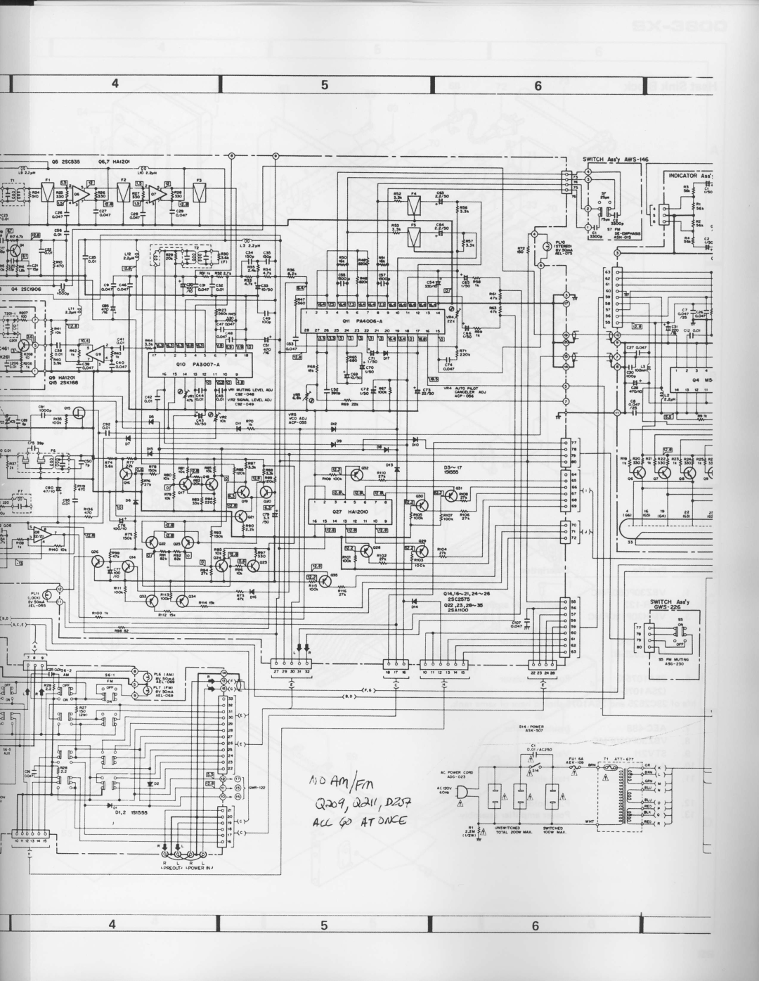 Pioneer SX-3800 manual r,o&4f7rn, Q&?tA tlDzrT 4u- @ *ronce 