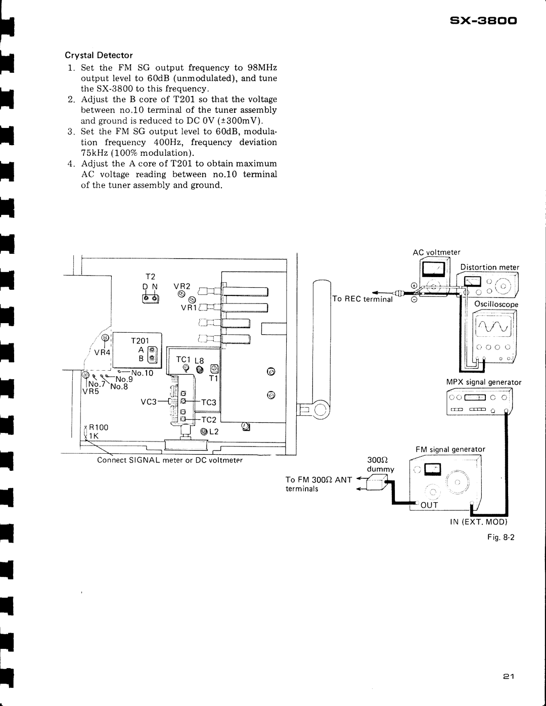 Pioneer SX-3800 manual t T T, sx-3aoo 