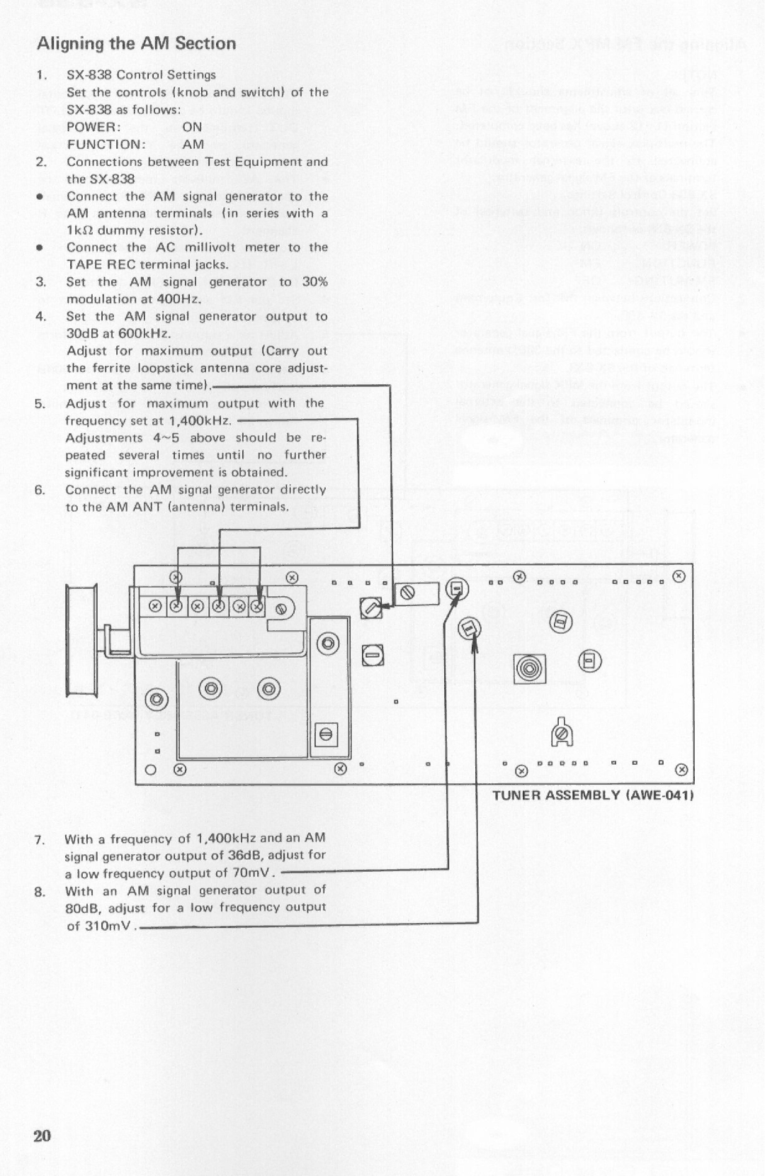 Pioneer SX-838 manual 