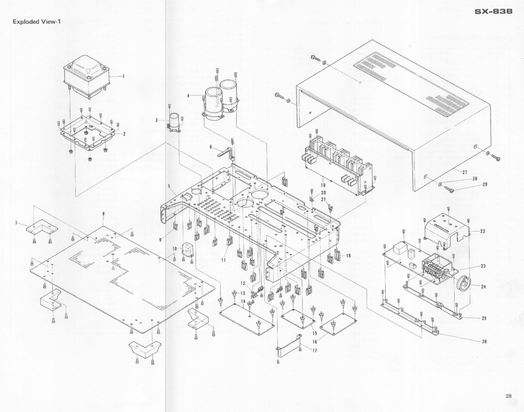 Pioneer SX-838 manual 