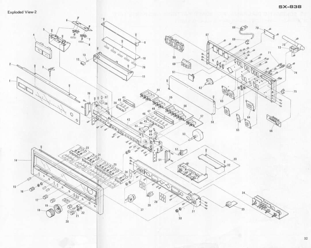 Pioneer SX-838 manual 