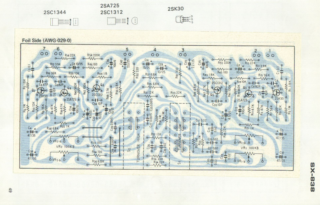 Pioneer SX-838 manual 