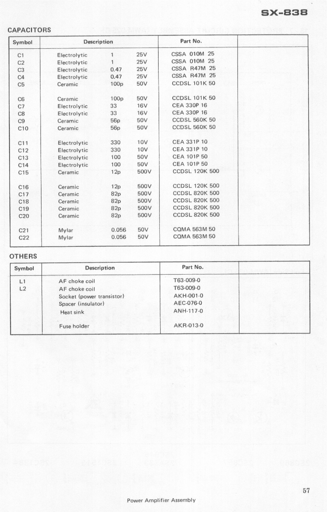 Pioneer SX-838 manual 