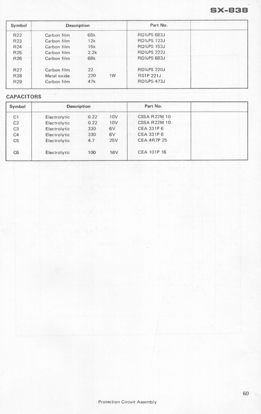 Pioneer SX-838 manual 