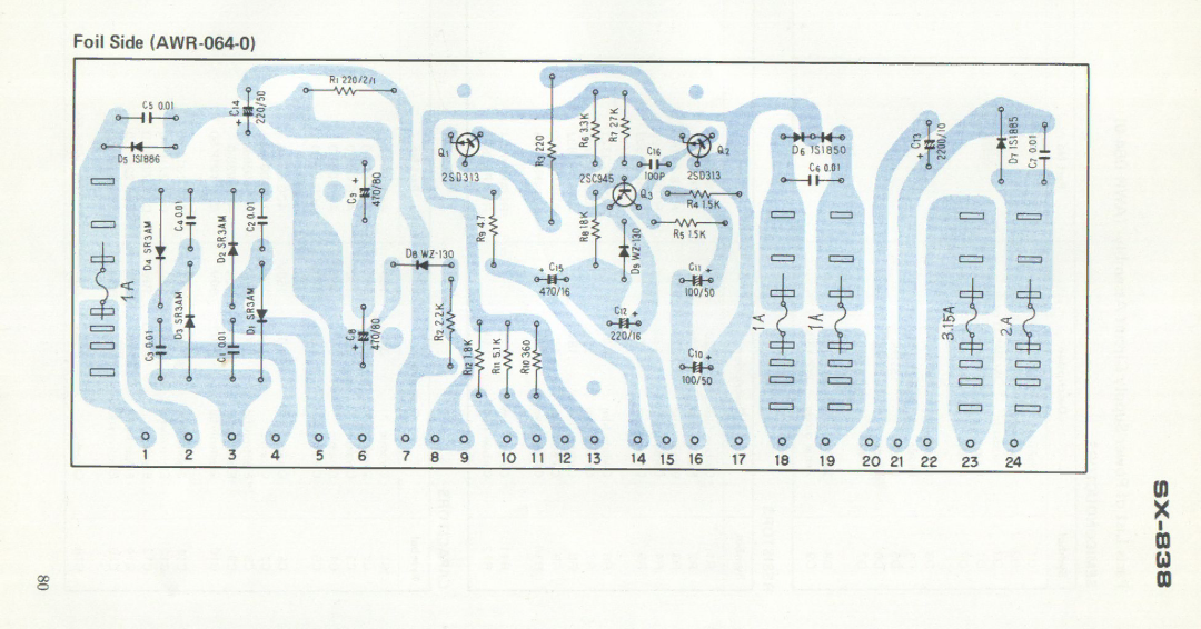 Pioneer SX-838 manual 