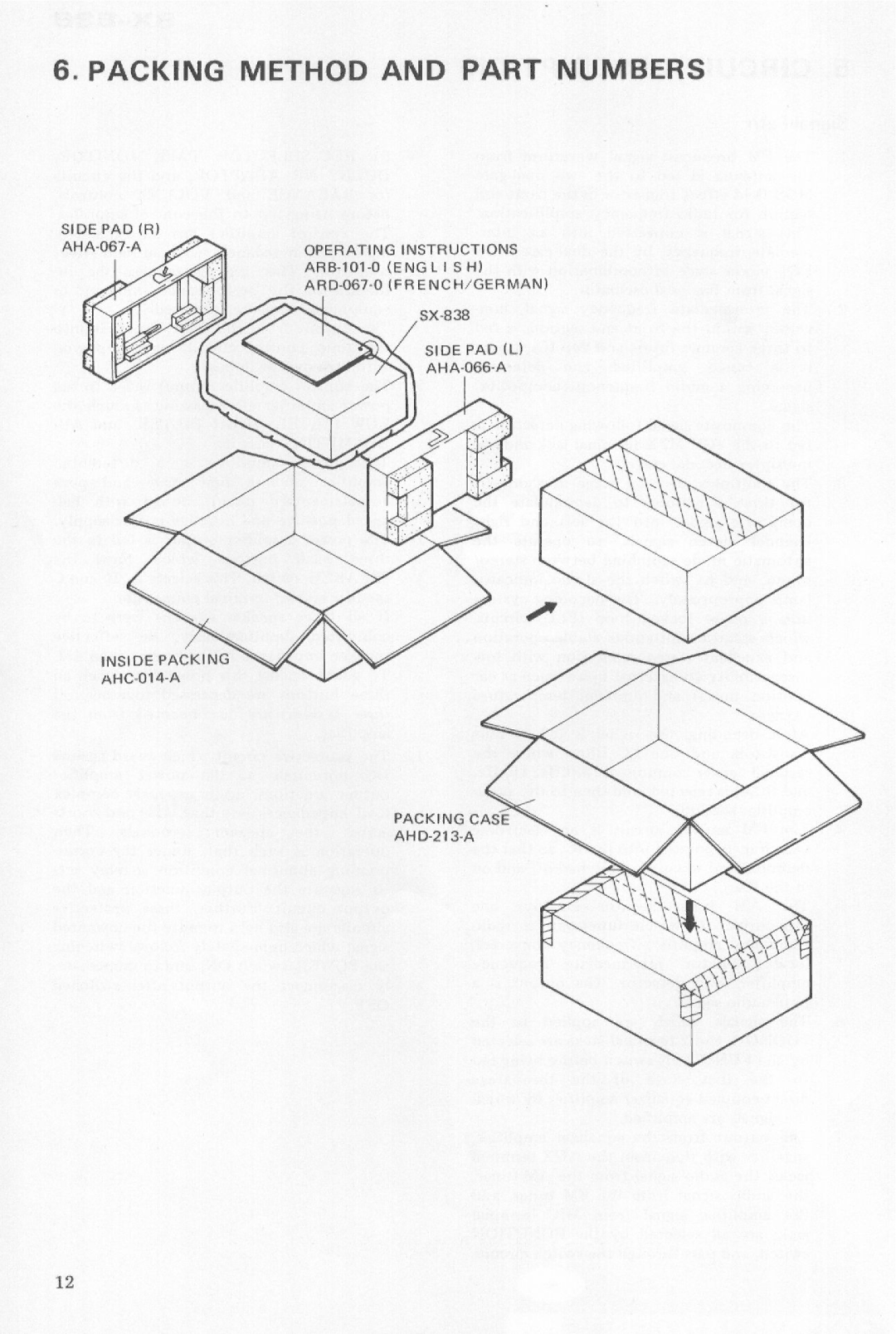 Pioneer SX-838 manual 