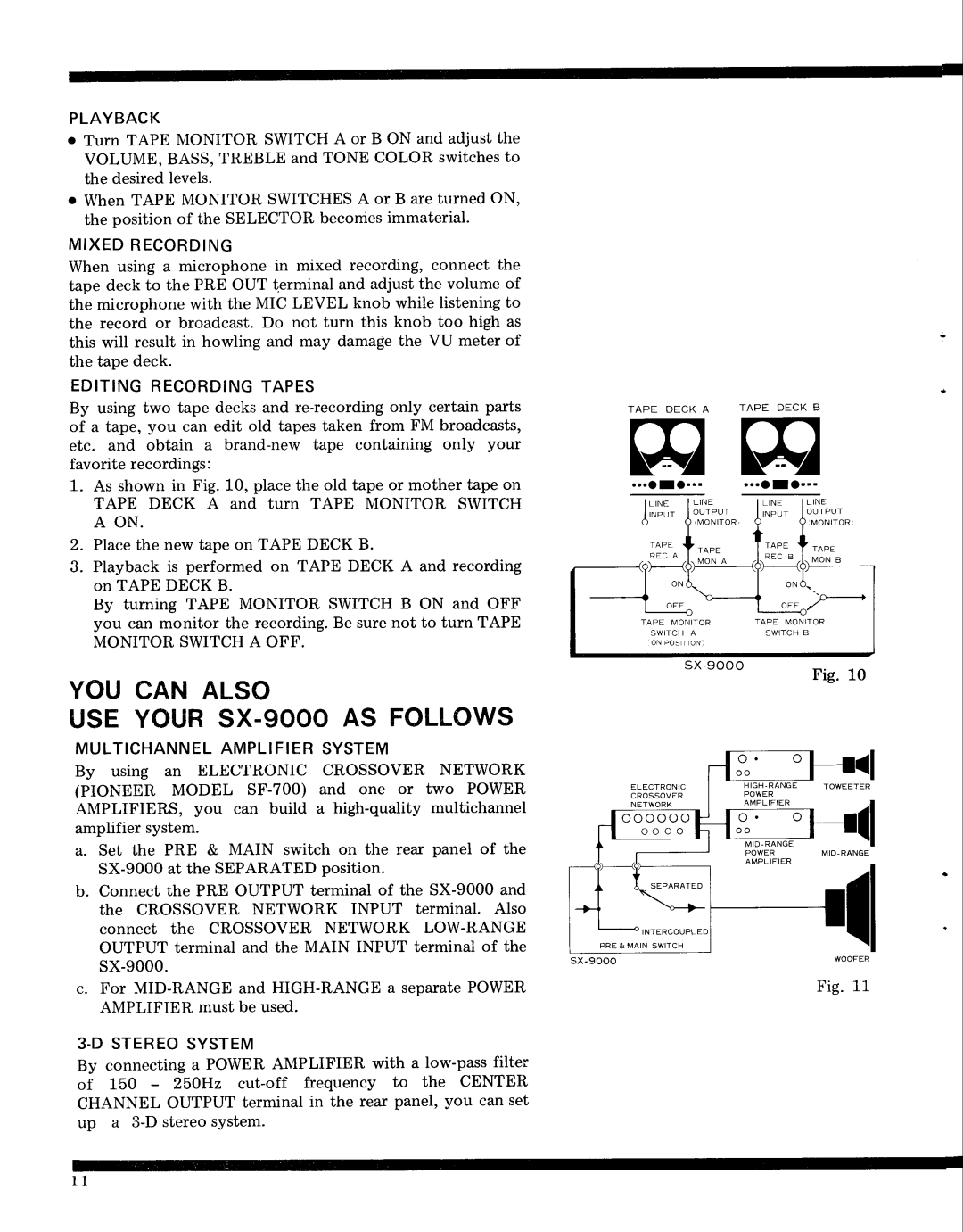 Pioneer SX-9000 service manual YOU can Also, Sx-g000 