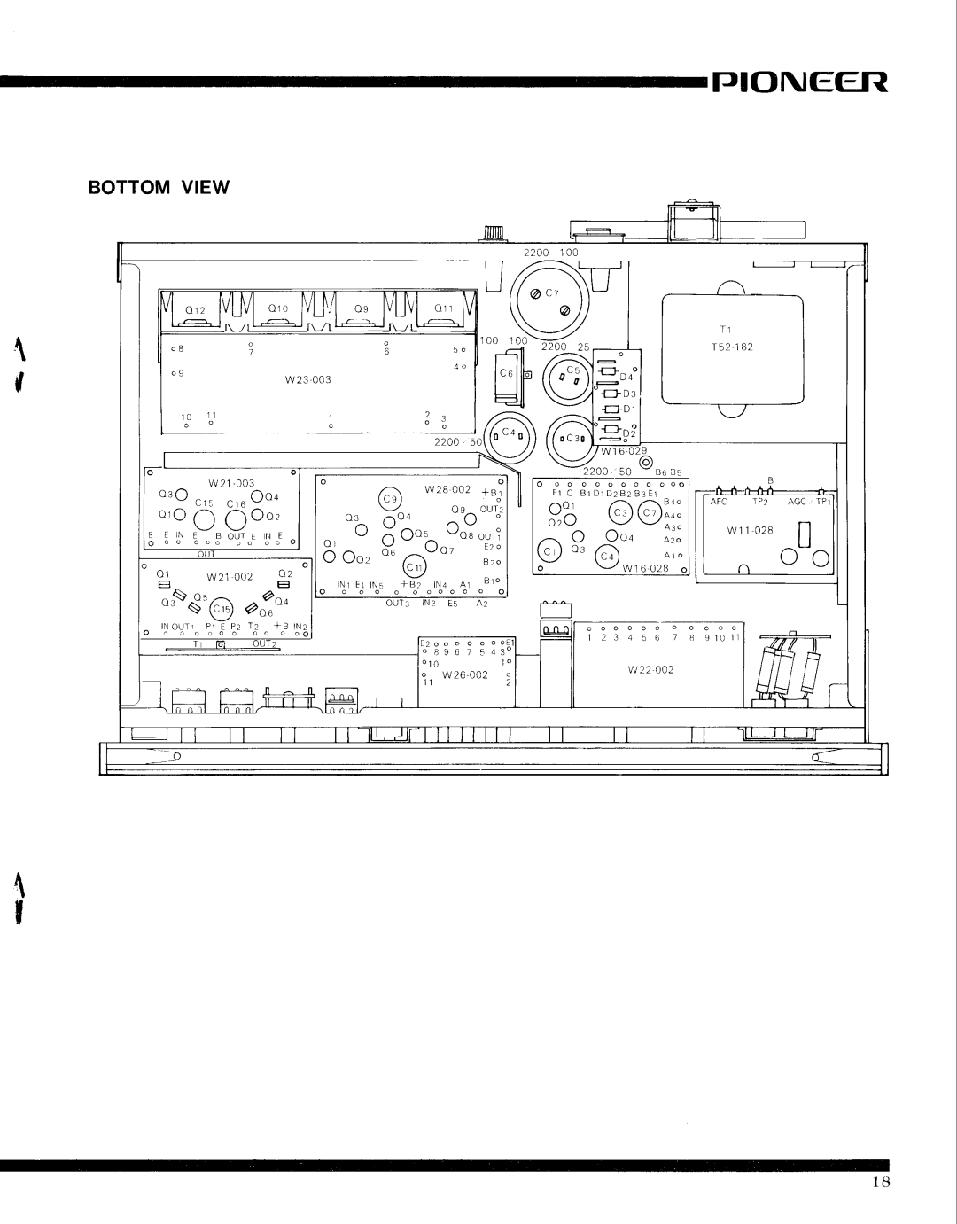 Pioneer SX-9000 service manual OO Q o o, O a , , c , uO a, S E. .uor.i .F o 