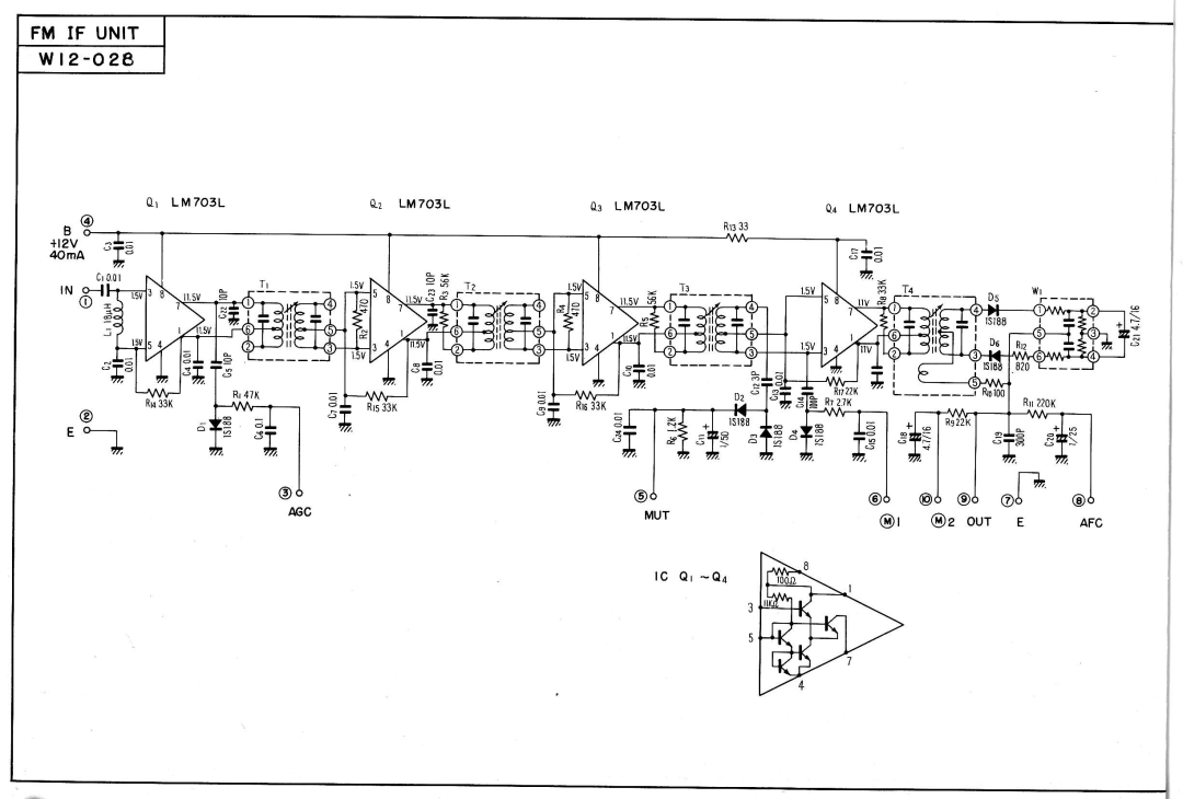 Pioneer SX-9000 service manual @e our E, Lv, l, Oi-----r-t +t2v ? 3 40ma OO r L M 7 O 3 L 